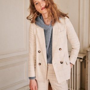 Sezane Christie Blazer Linen FR36